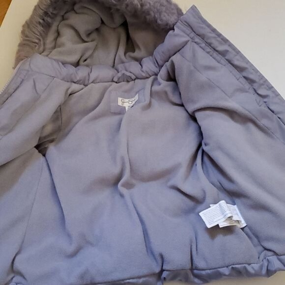 Jessica Simpson Puffer Winter Coat Jacket MAUVE Quilted INFANT Girl 12 Months - Picture 12 of 16
